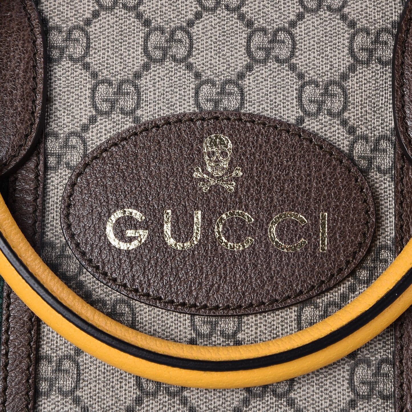 Soft GG Supreme Monogram Web Medium Duffle Bag Beige New Acero Crop