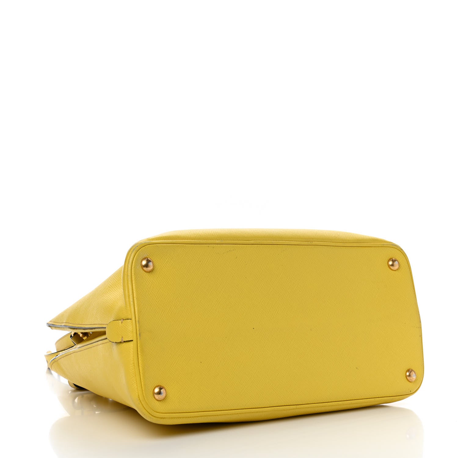 Prada Saffiano Cuir Tote Girasole 3 of 17