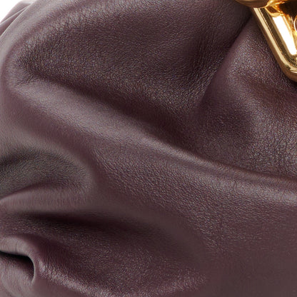 Bottega Veneta Calfskin The Pouch Chain Grape 9 of 11