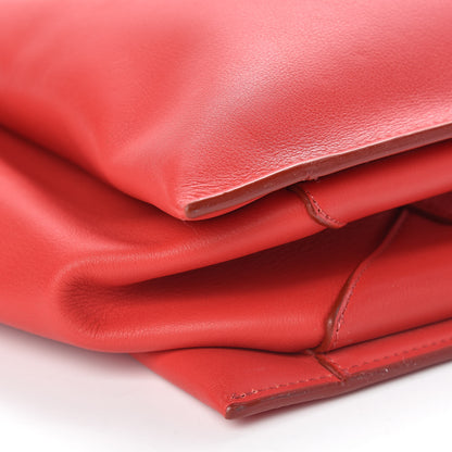 Celine Supple Natural Medium Tri-Fold Bag Scarlet 5 of 13