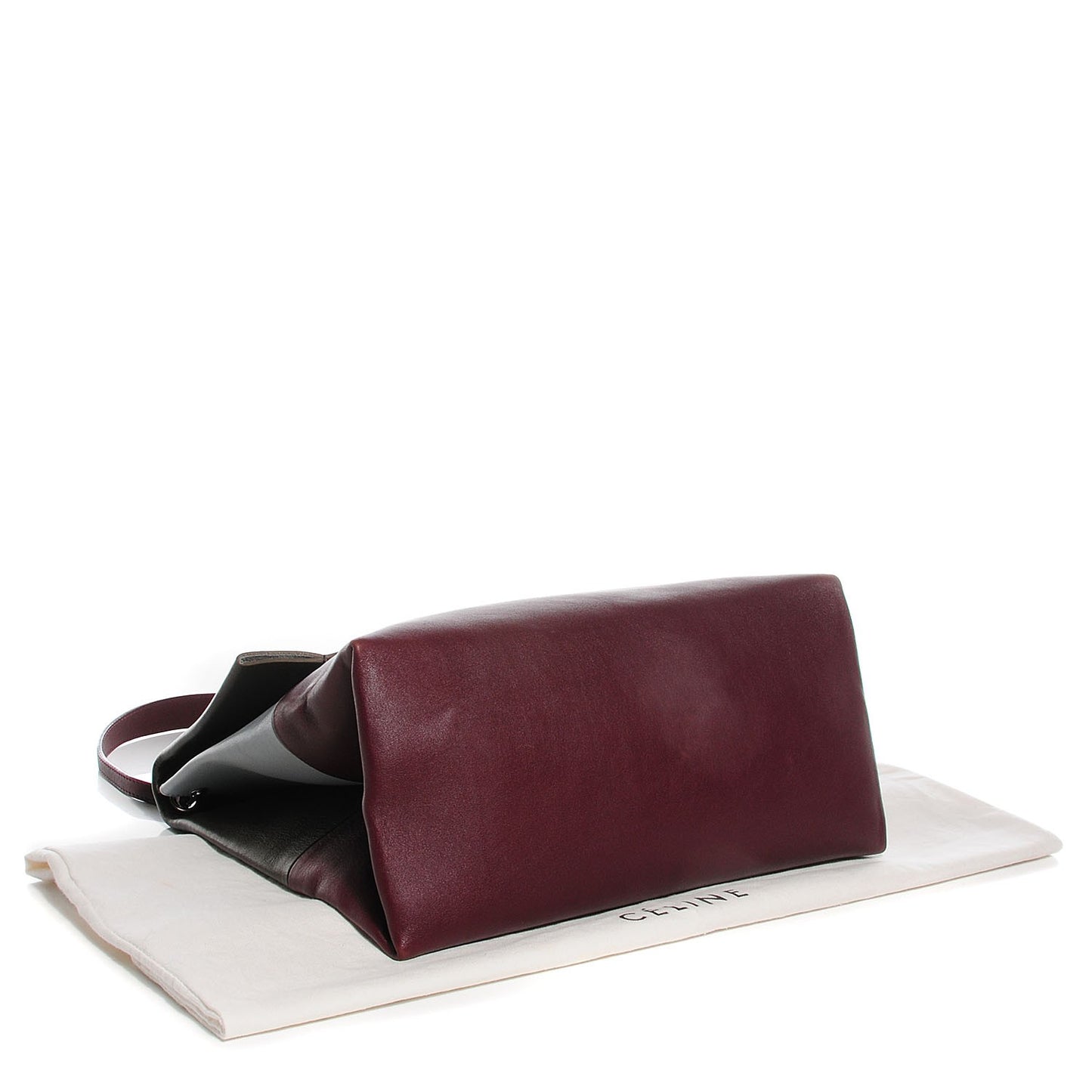 Smooth Calfskin Tri-Color All Soft Shoulder Bag Sky