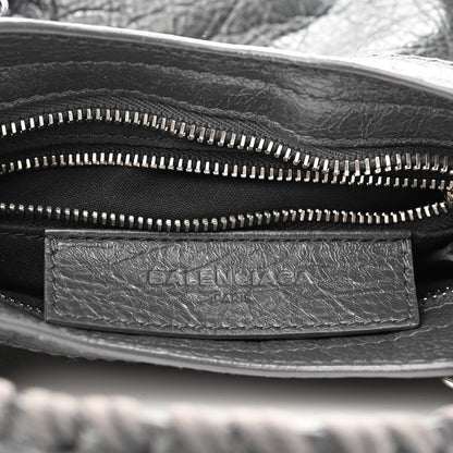 Balenciaga Agneau Giant 12 Silver Hardware Mini City Gris Fossile Anthracite 6 of 10