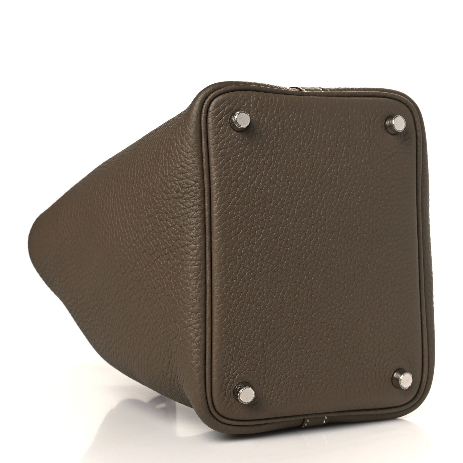 Hermes Taurillon Clemence Picotin Lock 18 PM Etoupe 4 of 10