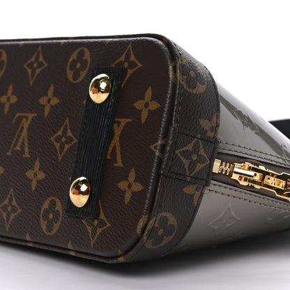 Louis Vuitton Vernis Monogram Alma BB Taupe Metallise 8 of 8