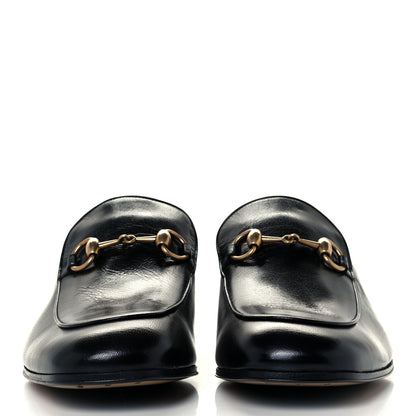 Gucci Goatskin Mens Horsebit Loafers 8.5 Black 3 of 10