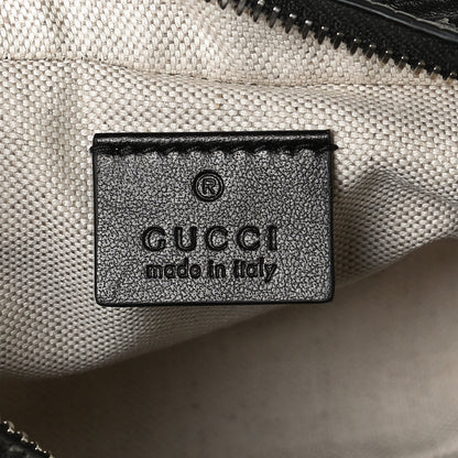 Gucci Calfskin GG Tennis Embossed Cosmetic Case Black 6 of 12