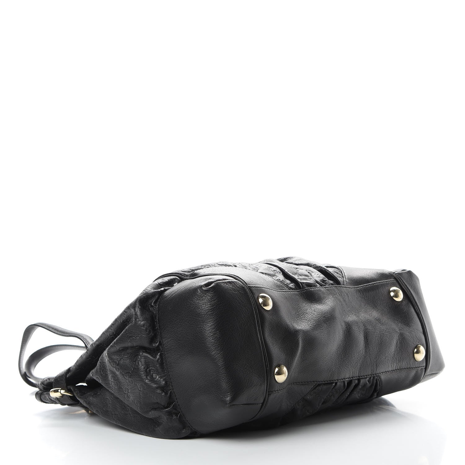 Gucci Guccissima Full Moon Tote Black 4 of 13
