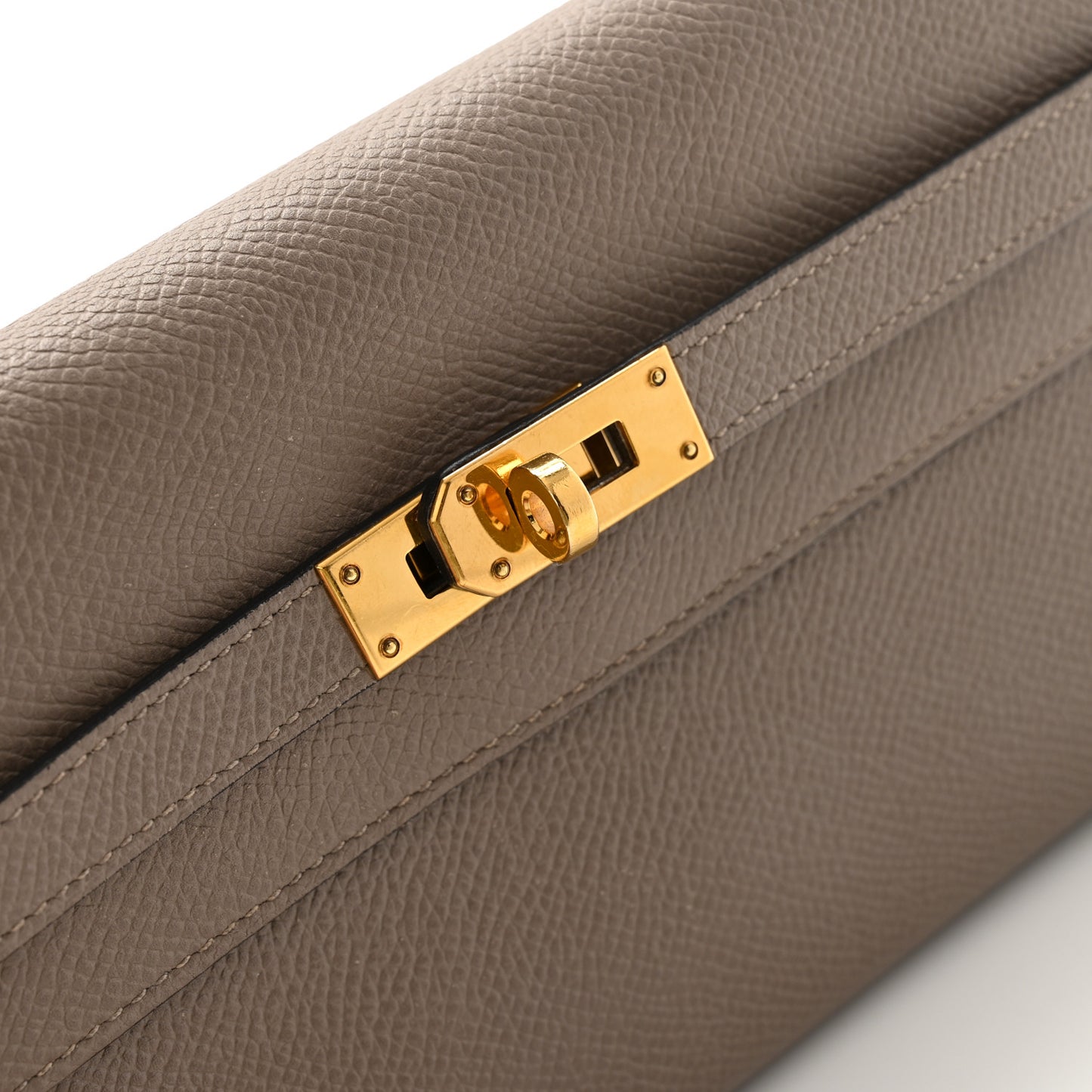 Epsom Kelly Longue Wallet Etain