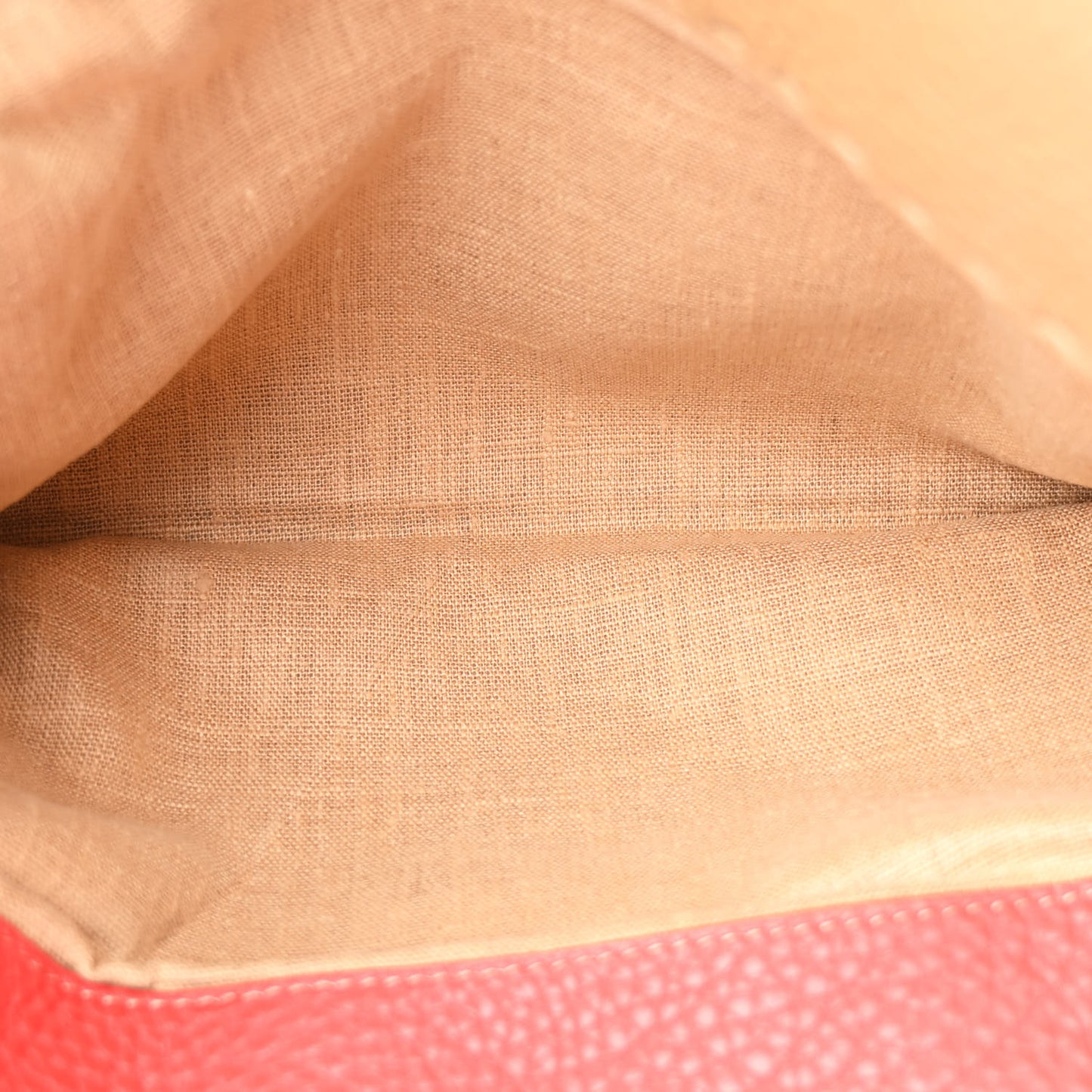 Calfskin Romano Selleria Firenze Frame Bag Saddler Red