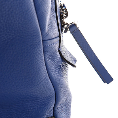 Marc Jacobs Pebbled Calfskin Biker Backpack Blue 15 of 18