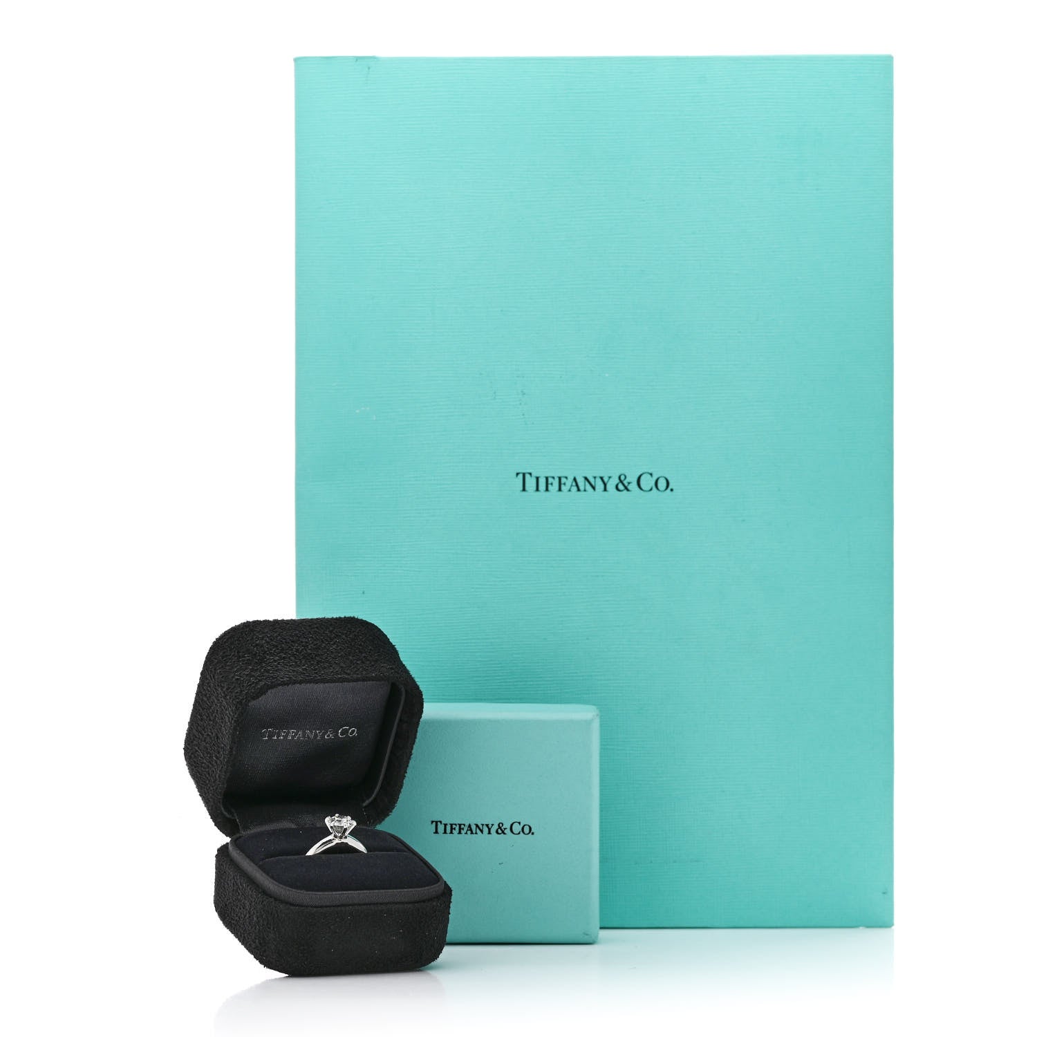 Tiffany Platinum Diamond 1.02ct Solitaire Engagement Ring 48 4.5 7 of 7
