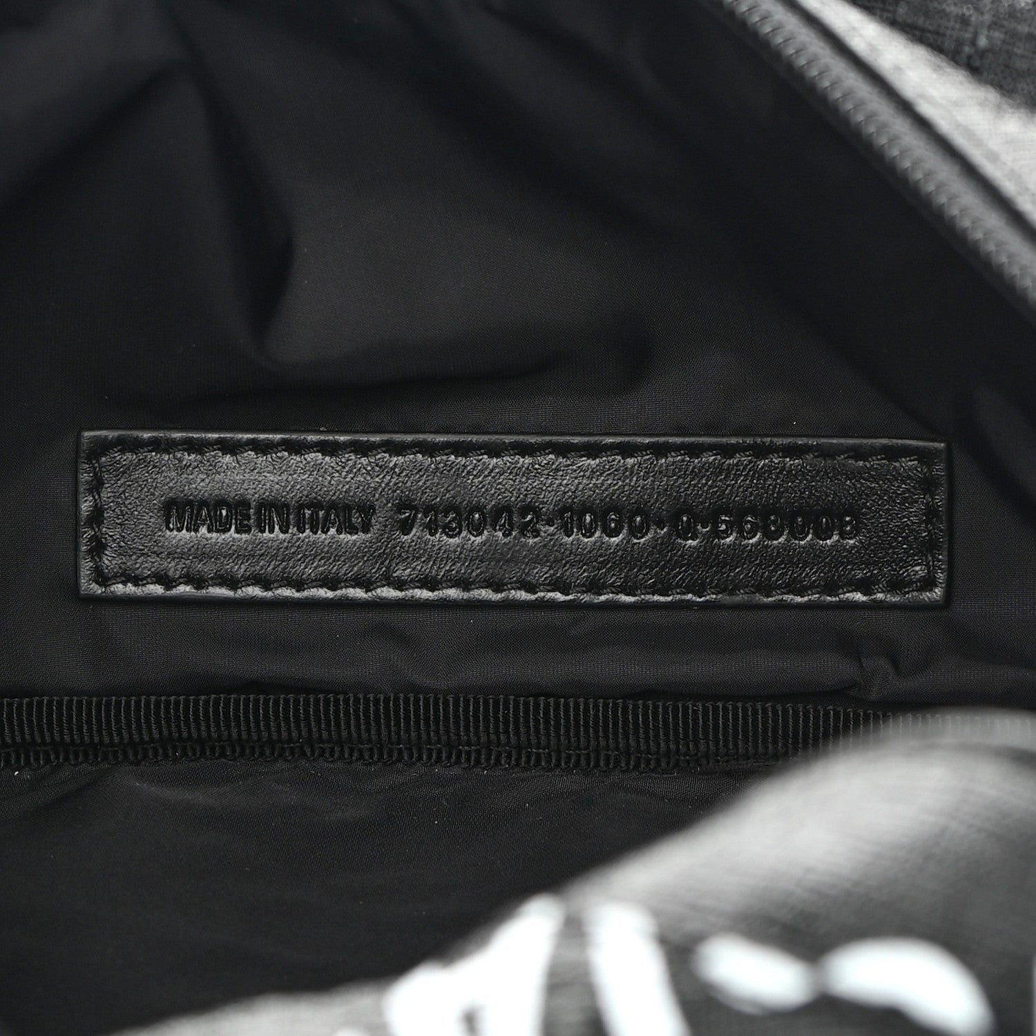 Balenciaga Coated Canvas BB Monogram Allover Logo Medium Signature Beltpack Black Grey White 7 of 10