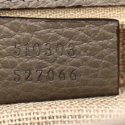 Gucci Dollar Calfskin Interlocking G Shoulder Bag Loess 8 of 12