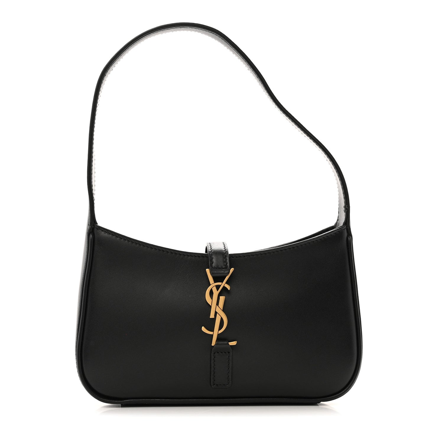 Smooth Calfskin Le 5 A 7 Mini Hobo Black