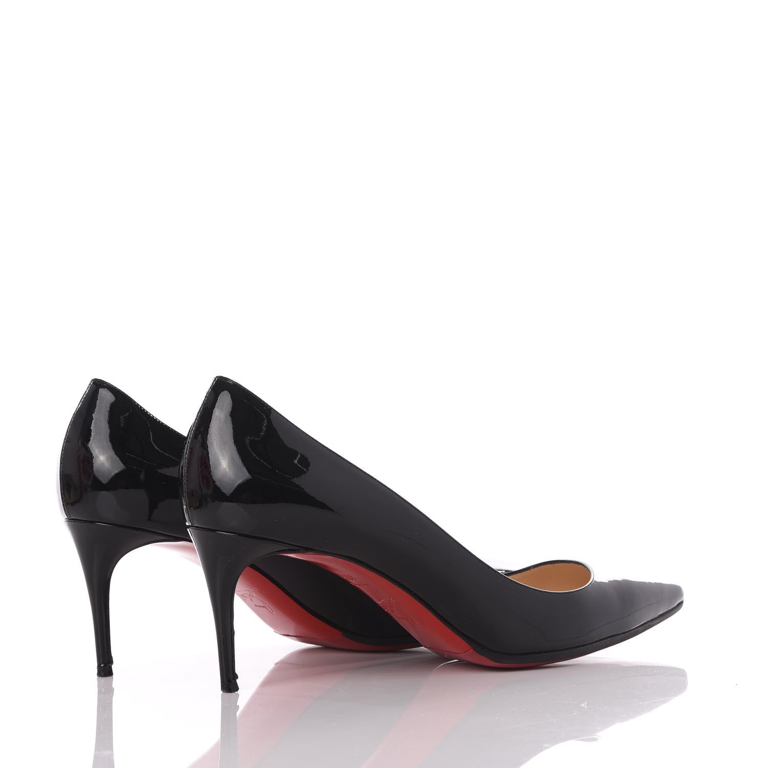 Christian Louboutin Patent Decollete 554 70 Pumps 39.5 Black 4 of 11