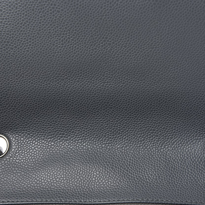 Chanel Caviar Quilted Jumbo Single Flap Grey 10 of 18