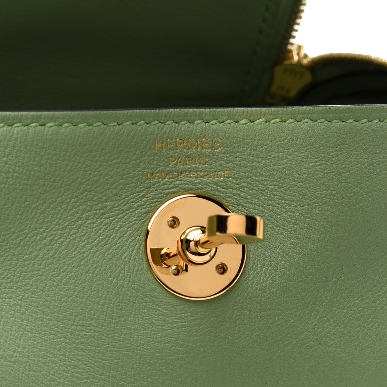 Hermes Swift Mini Lindy 20 Vert Criquet 6 of 11