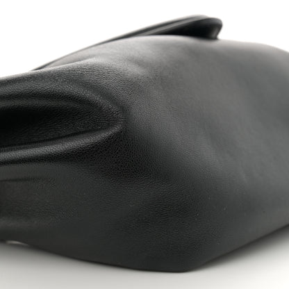 Bottega Veneta Lambskin Small Beak Triangle Flap Shoulder Bag Black 8 of 11