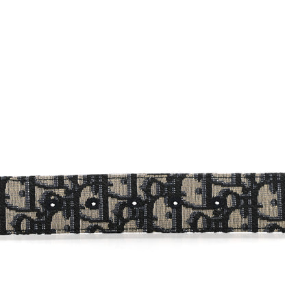 Christian Dior Oblique 35mm Belt 95 Blue Multi 3 of 6