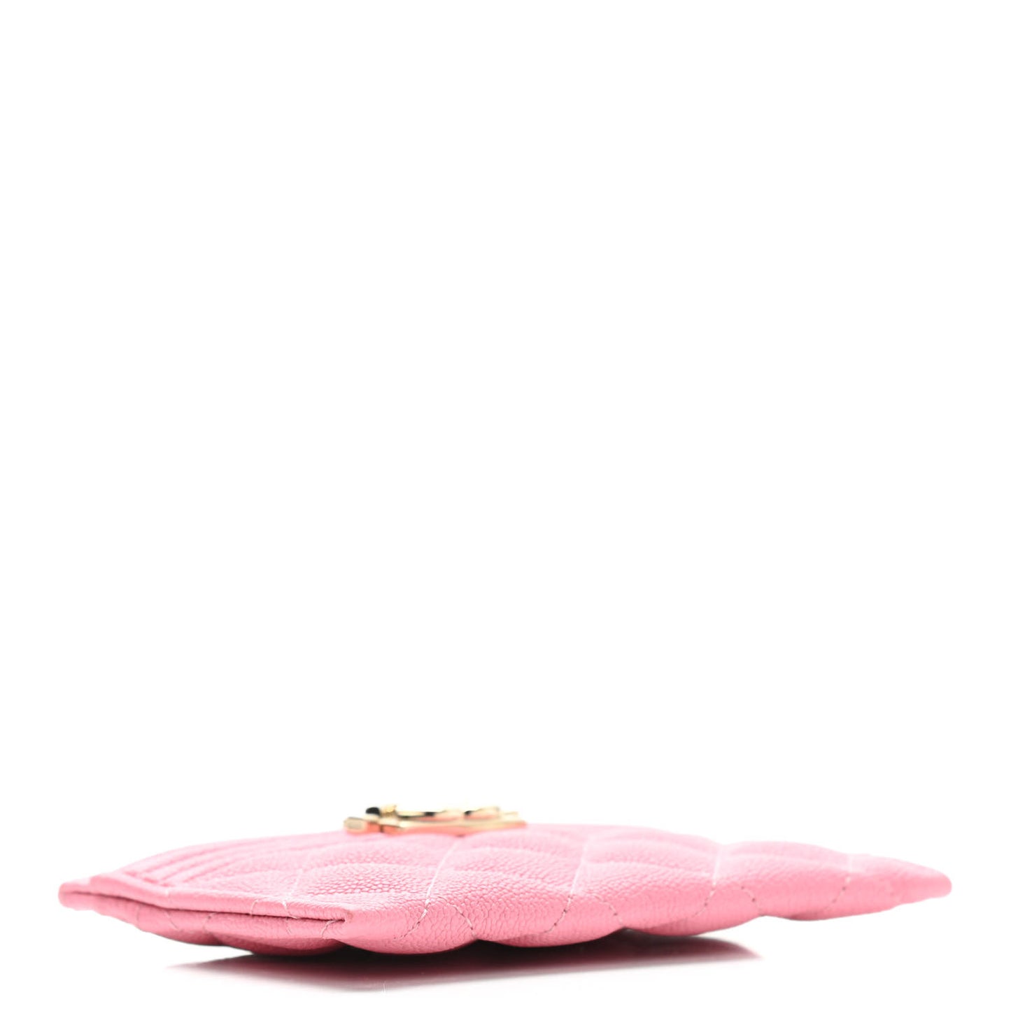 Caviar Quilted Boy Card Holder Pink