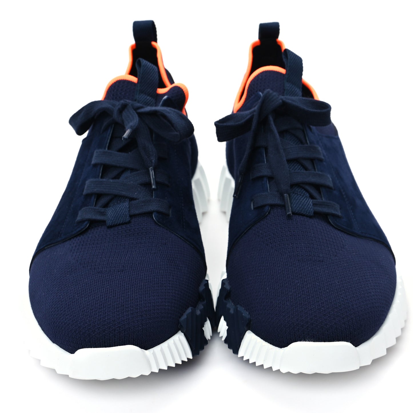 Knit Suede Goatskin Mens Depart Sneakers 47