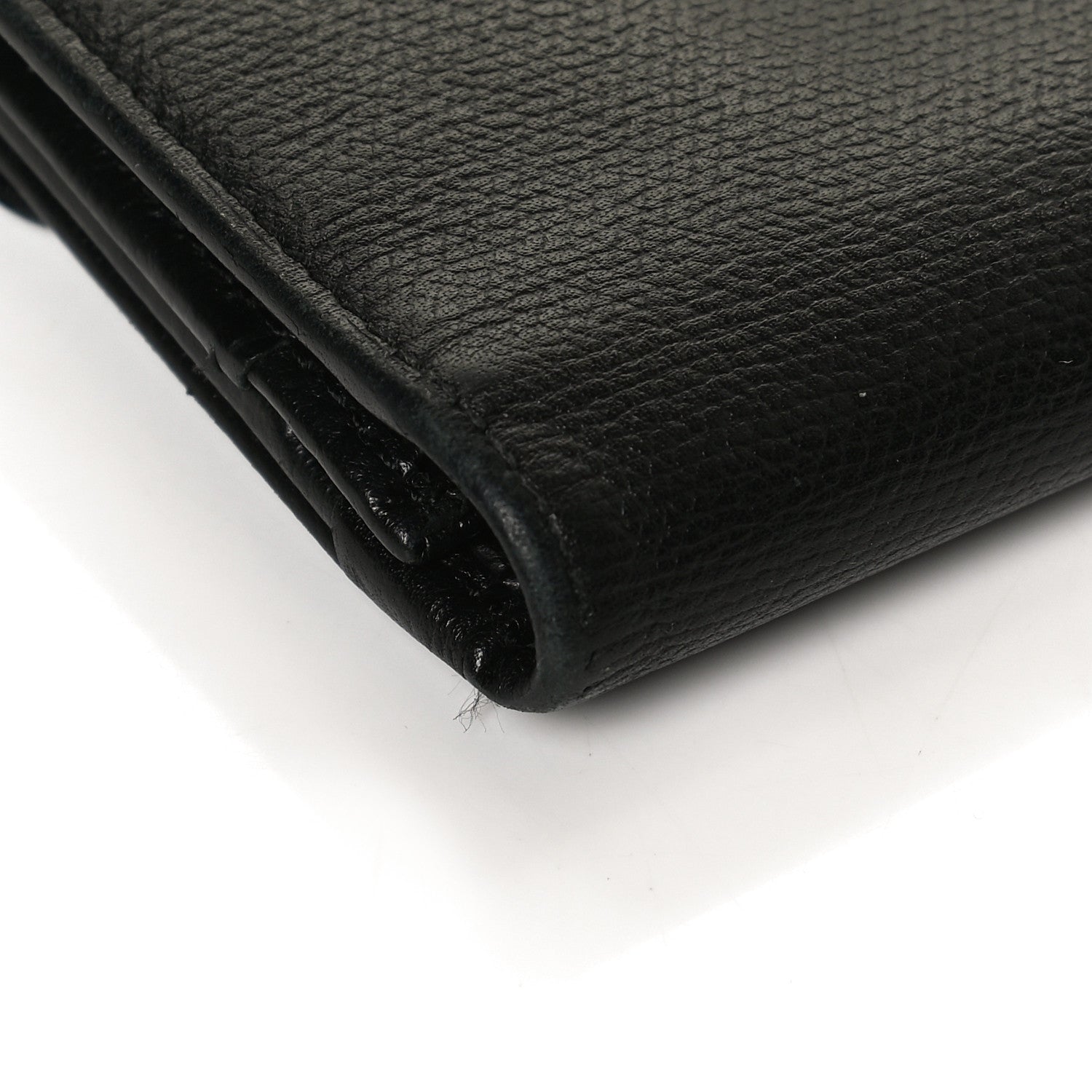 Chanel Grained Calfskin CC Button Long Wallet Black 11 of 14