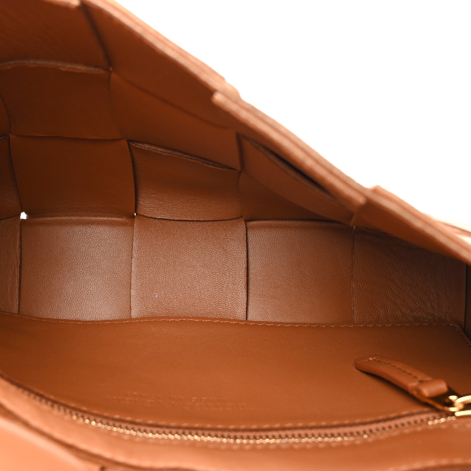 Bottega Veneta Lambskin Maxi Intrecciato Cassette Crossbody Bag Caramel 5 of 13