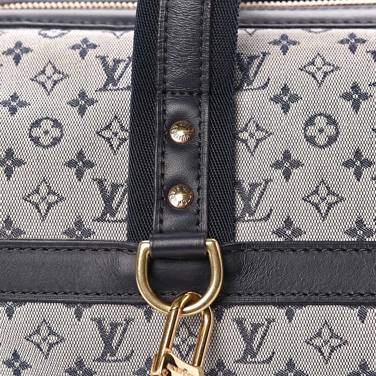 Louis Vuitton Mini Monogram Josephine GM Blue 9 of 10