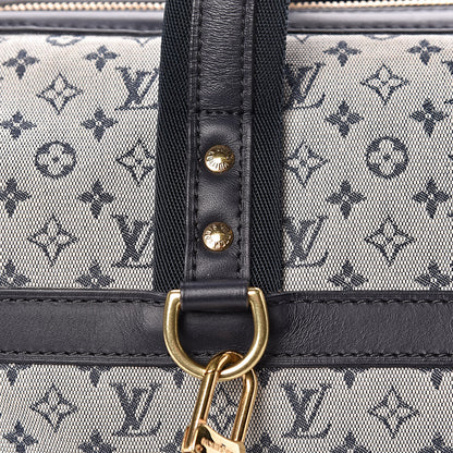 Louis Vuitton Mini Monogram Josephine GM Blue 9 of 10