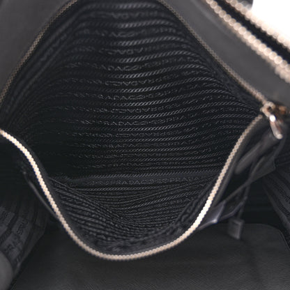 Prada Saffiano Travel Shopping Tote Mercurio 8 of 16