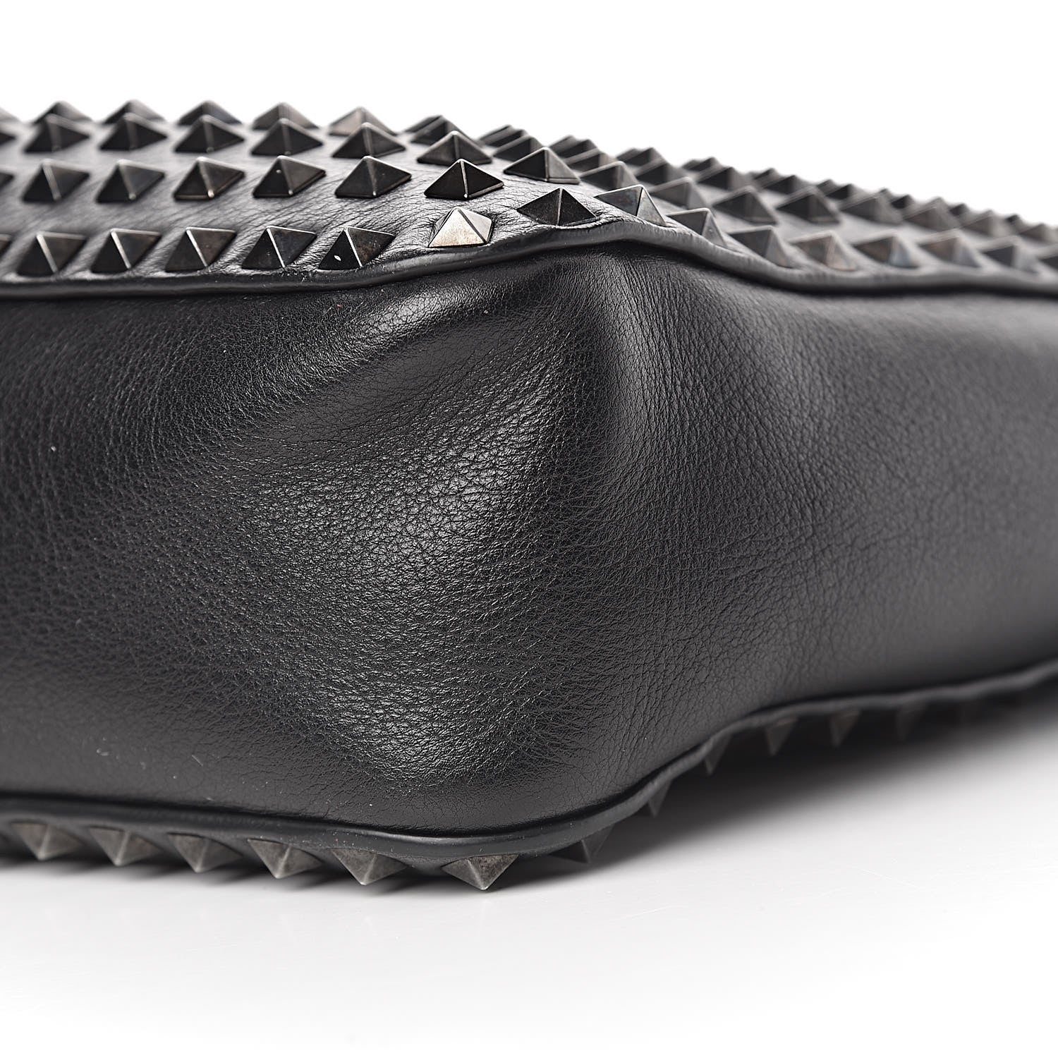 Valentino Garavani Calfskin Rockstud All Over Flip-Lock Messenger Bag Black 9 of 10