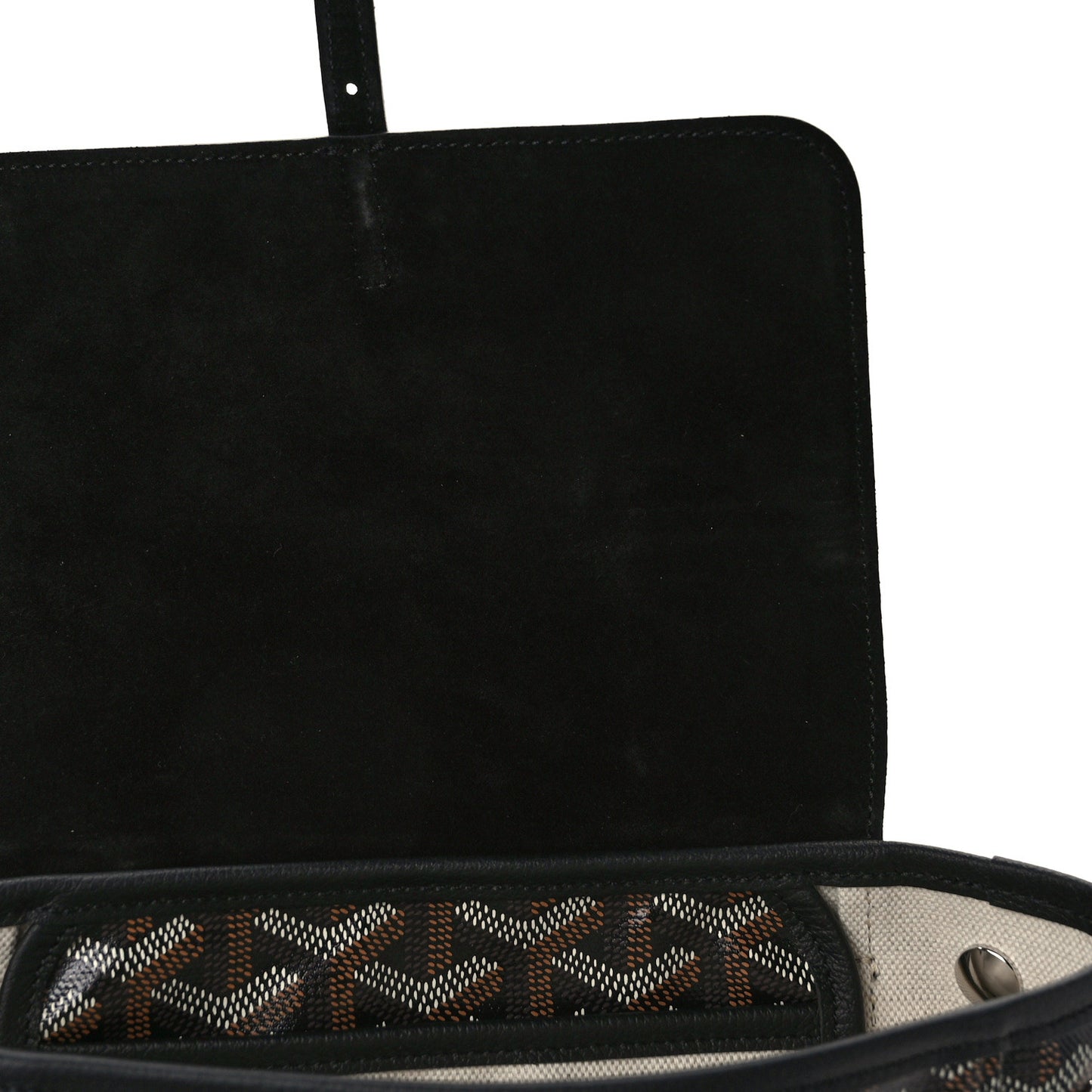Goyardine Calfskin Mini Alpin Backpack Black