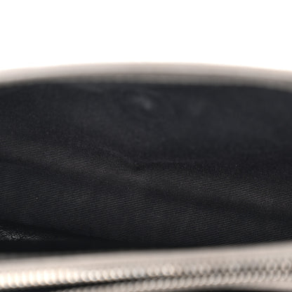 Saint Laurent Calfskin Crocodile Embossed Medium College Monogram Satchel Gray 5 of 11