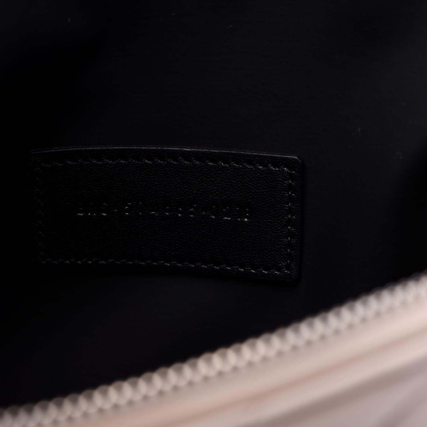 Saint Laurent Lambskin Matelasse Cosmetic Case Ivory 9 of 10