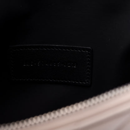 Saint Laurent Lambskin Matelasse Cosmetic Case Ivory 9 of 10