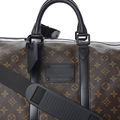 Louis Vuitton Monogram Waterproof Keepall Bandouliere 55 7 of 9