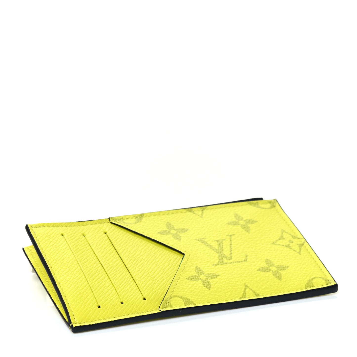 Monogram Taiga Coin Card Holder Yellow