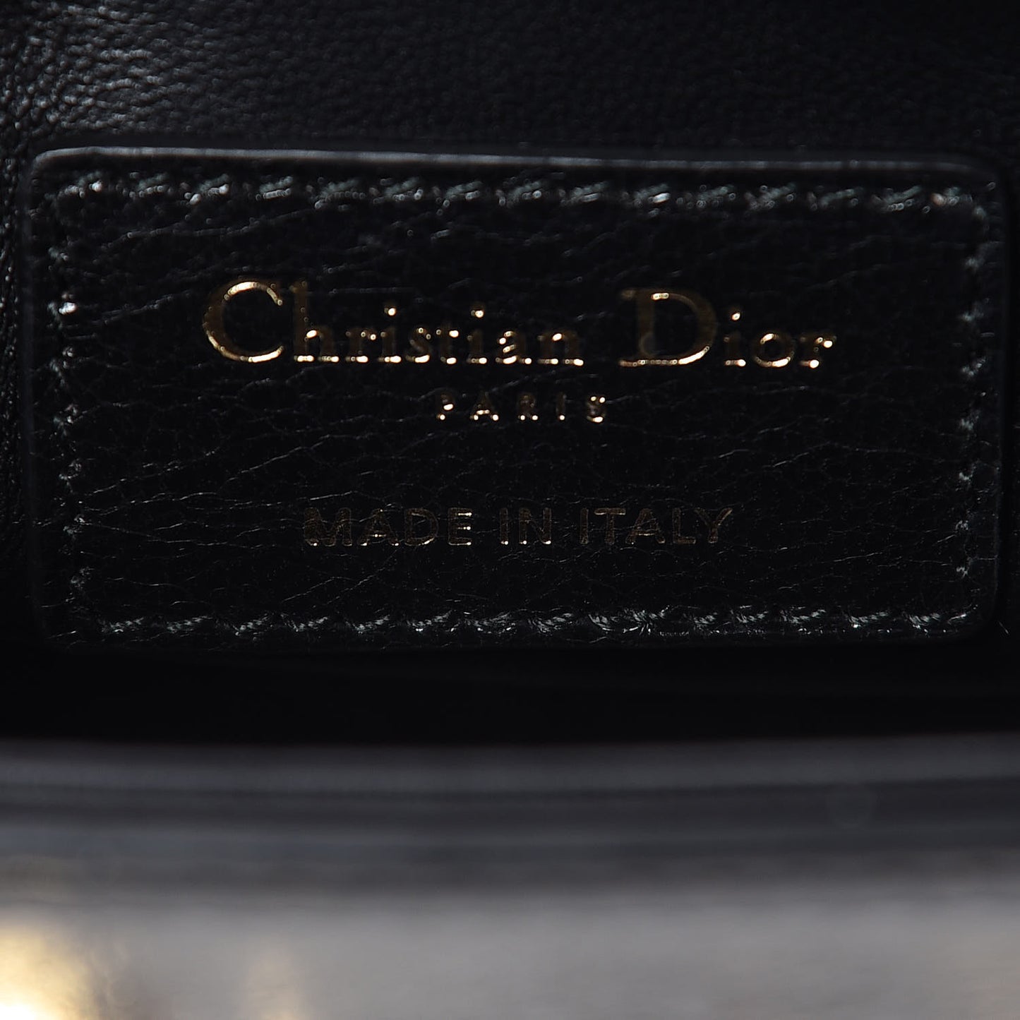 Crackled Lambskin 30 Montaigne Box Bag Black