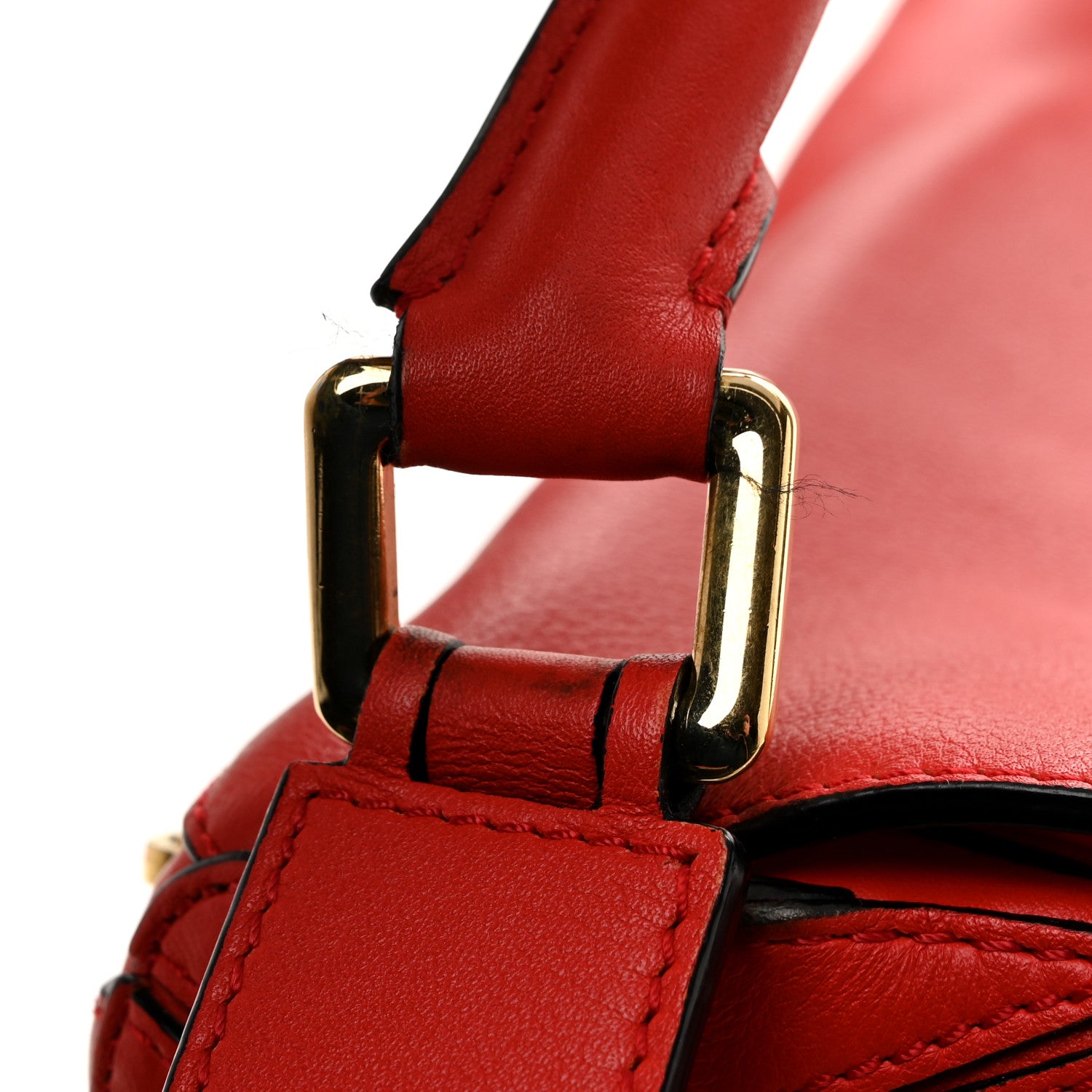 Loewe Calfskin Small Puzzle Bag Scarlet 10 of 10