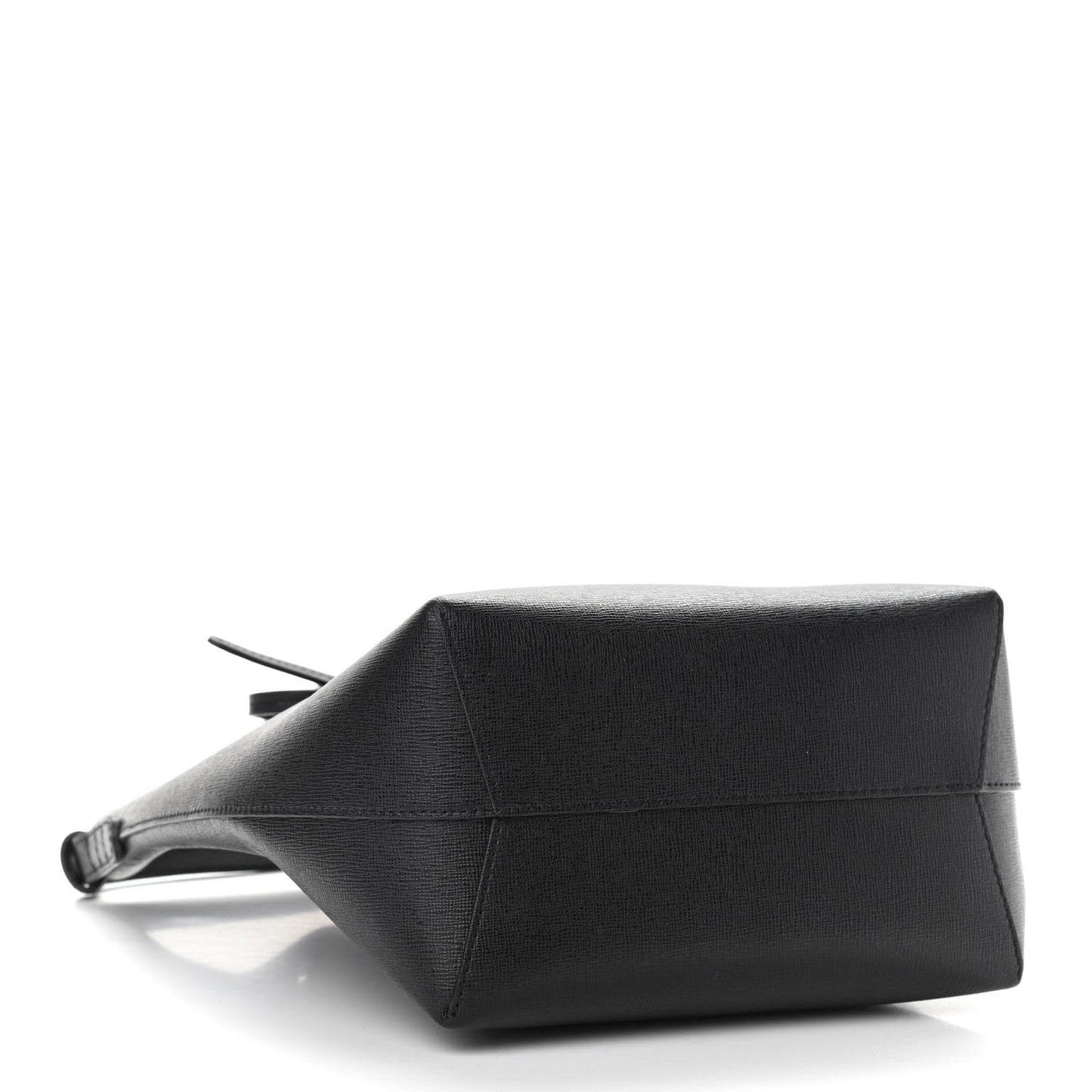 Saffiano Mini Bucket Bag Black Flamma