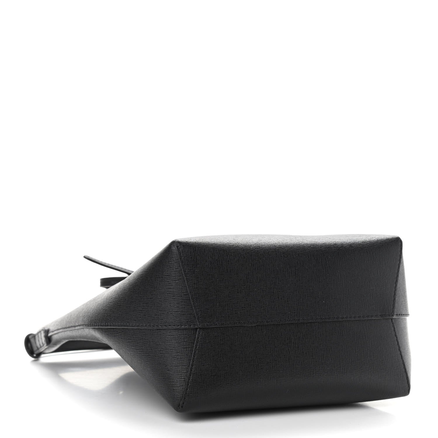 Mansur Gavriel Saffiano Mini Bucket Bag Black Flamma 3 of 11
