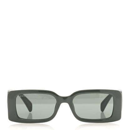Gucci Acetate Rectangle Frame Sunglasses GG1325S Dark Grey 2 of 8