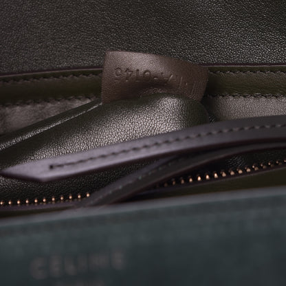 Celine Nubuck Medium Phantom Luggage Bottle Green 8 of 13