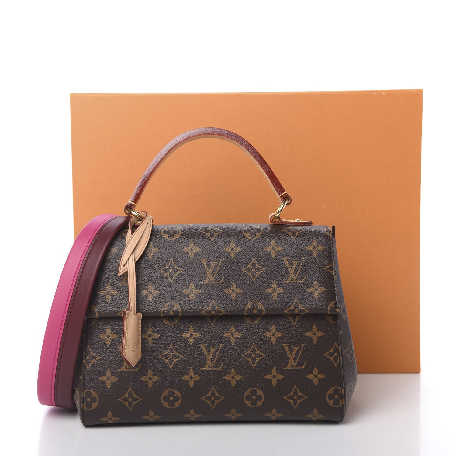 Louis Vuitton Monogram Cluny BB Bordeaux Fuchsia 11 of 11