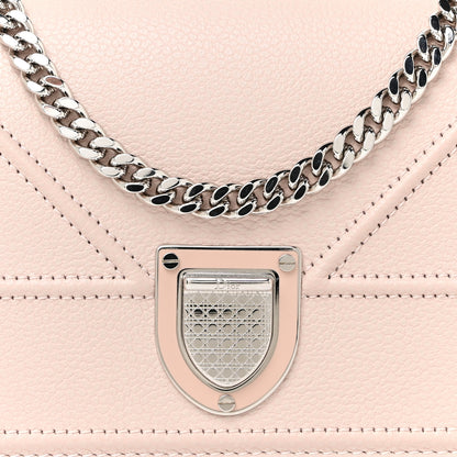 Christian Dior Grained Calfskin Diorama Wallet on Chain Pouch Rose Poudre 7 of 11