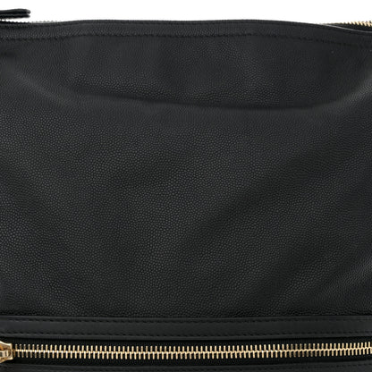 Chanel Caviar Lambskin Quilted Casual Style Hobo Black 8 of 12