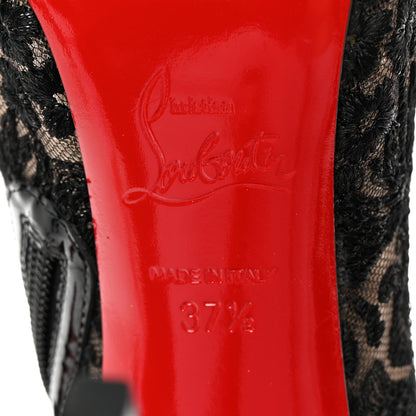 Christian Louboutin Lace Gipsybootie 100 Ankle Boots 37.5 Black 6 of 13