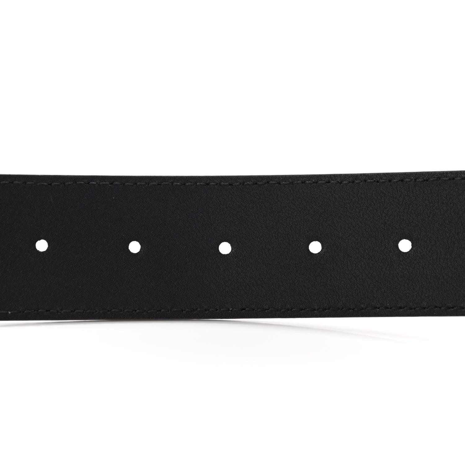 Gucci Textured Calfskin Double G 40mm Belt 90 36 Black 5 of 7