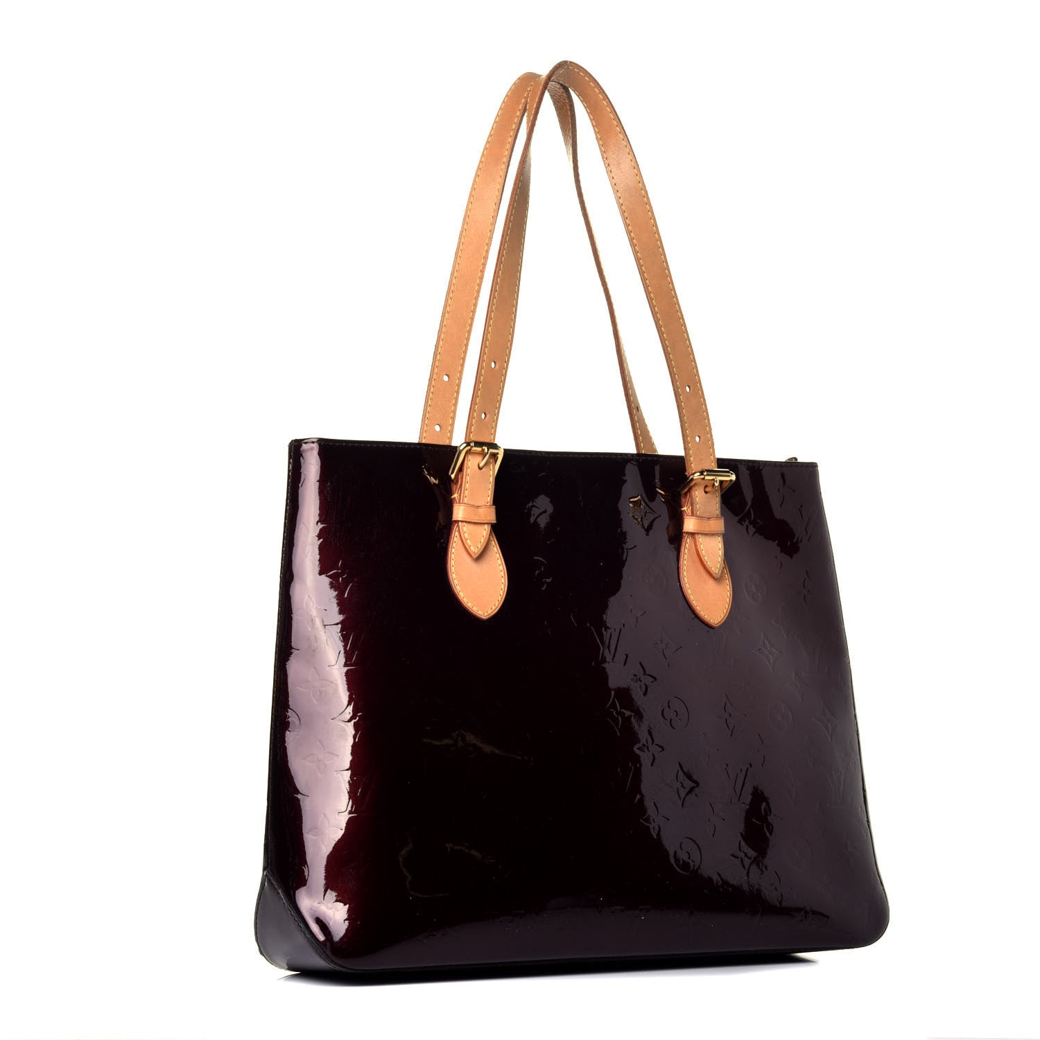 Louis Vuitton Vernis Brentwood Amarante 3 of 8
