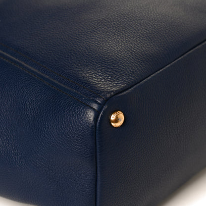 Prada Vitello Daino Side Pocket Tote Inchiostro 11 of 12
